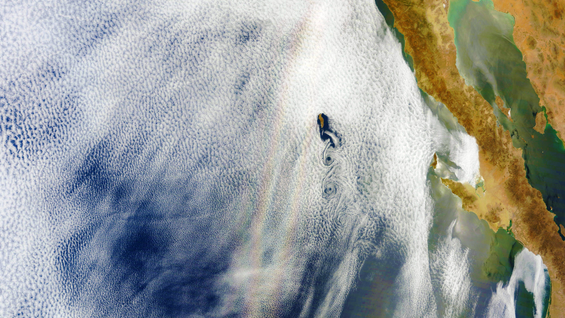 Illustration for article titled Wow Man, It's a Double Rainbow From Space!